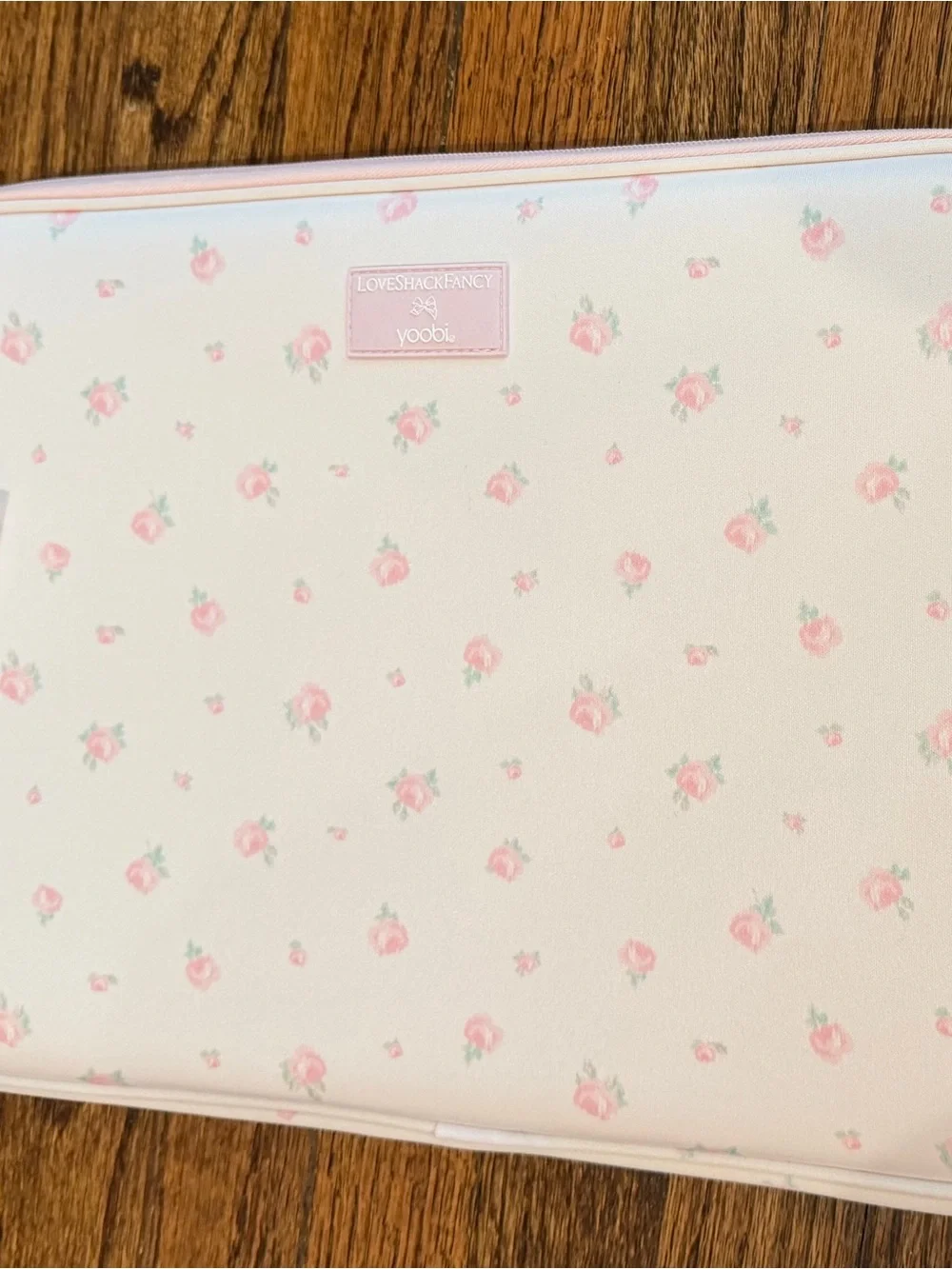 LoveShackFancy Pink Floral Tablet Sleeve
